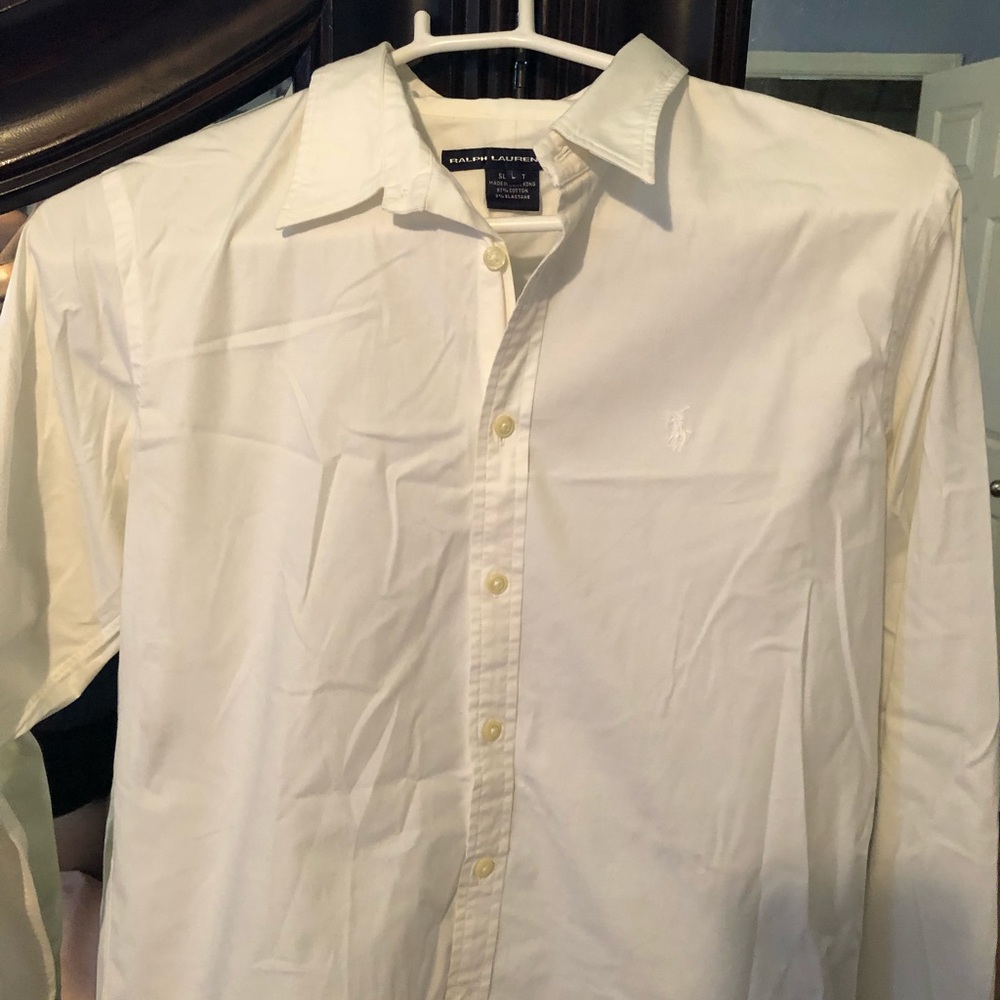 Ralph Lauren Polo Button up, White
